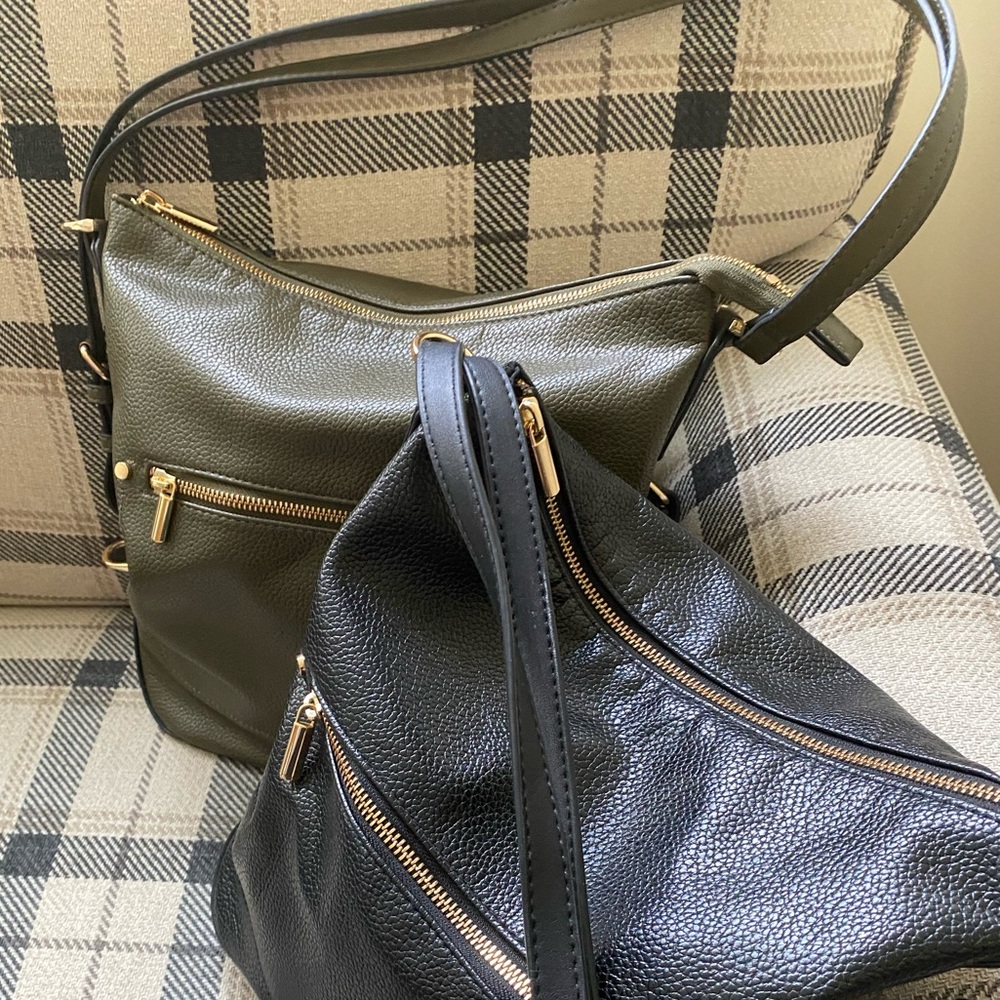 A New Day - convertible shoulder bag / backpack